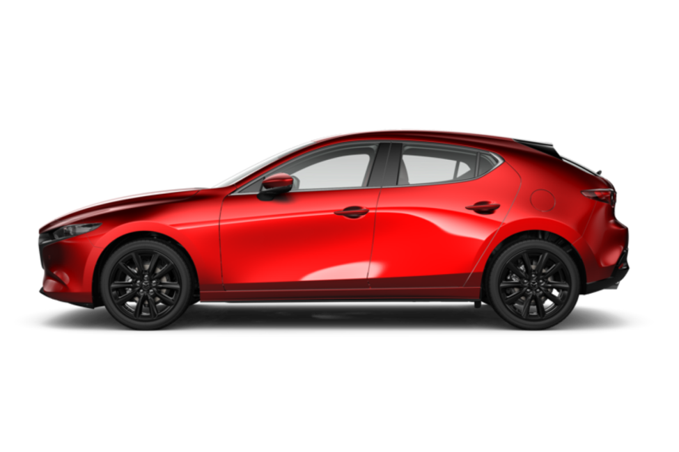 MAZDA3 HATCHBACK in Soul Red Crystal (FWD) | + Rp. 4,000,000