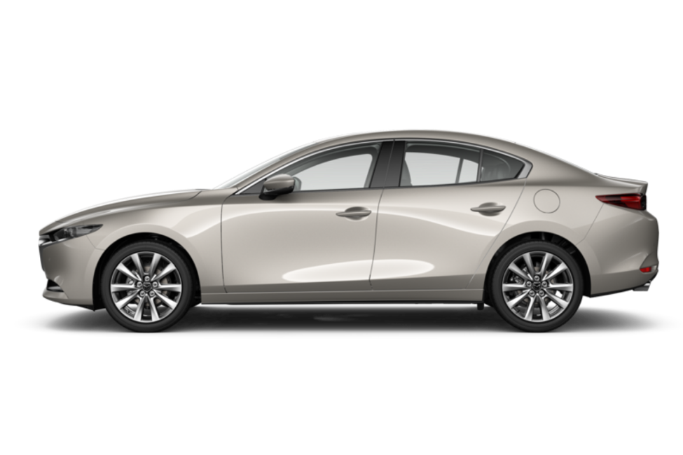 MAZDA3 SEDAN in Platinum Quartz Metallic (FWD)