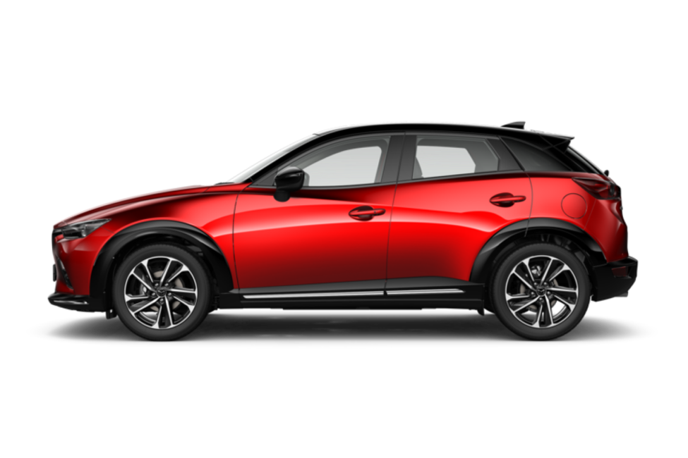 MAZDA CX-3 in Soul Red Crystal (Pro) | + Rp. 4,000,000
