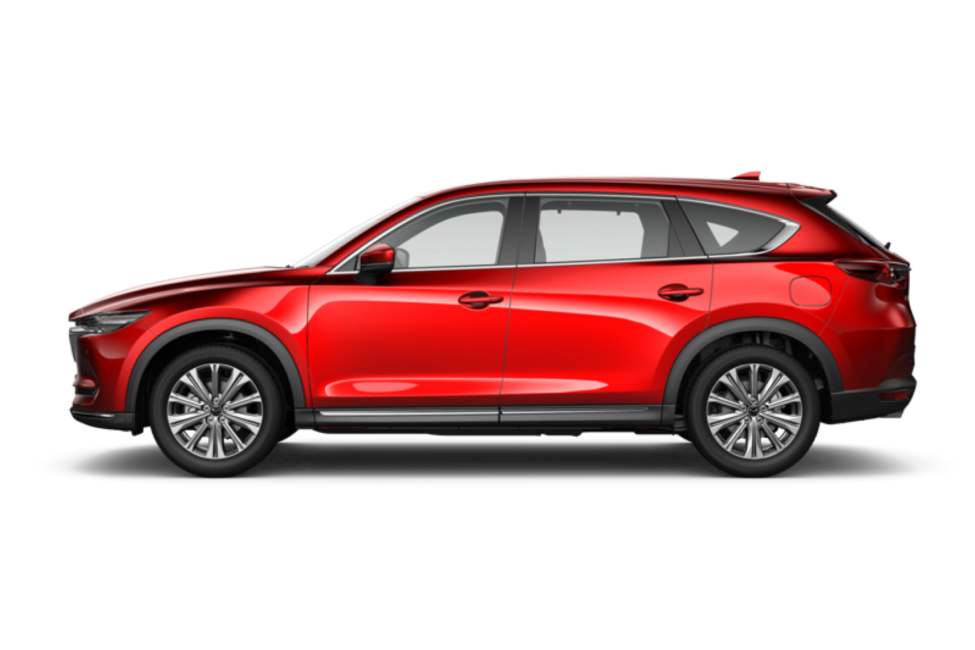 MAZDA CX-8 in Soul Red Crystal (FWD) | + Rp. 4,000,000