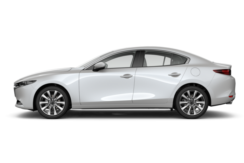 MAZDA3 SEDAN in Snowflake White Pearl Mica (FWD)
