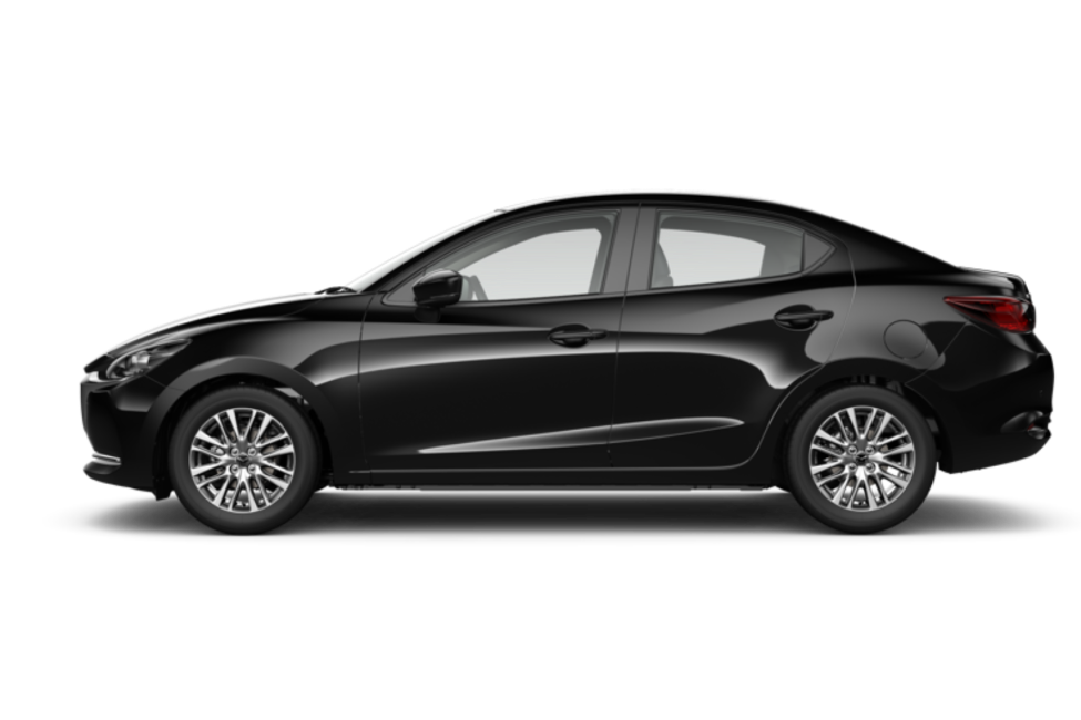 MAZDA2 SEDAN in Jet Black Mica (FWD)