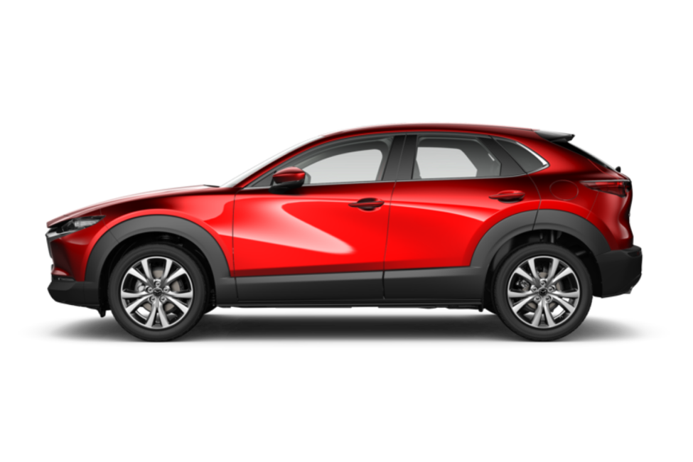 MAZDA CX-30 in Soul Red Crystal (FWD) | + Rp. 4,000,000