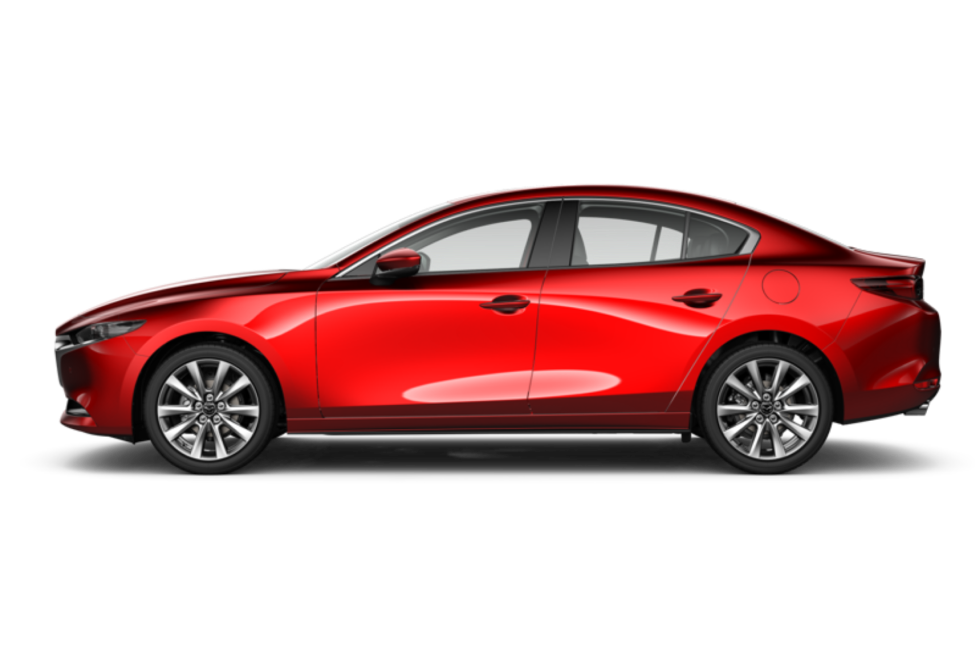 MAZDA3 SEDAN in Soul Red Crystal (FWD) | + Rp. 4,000,000