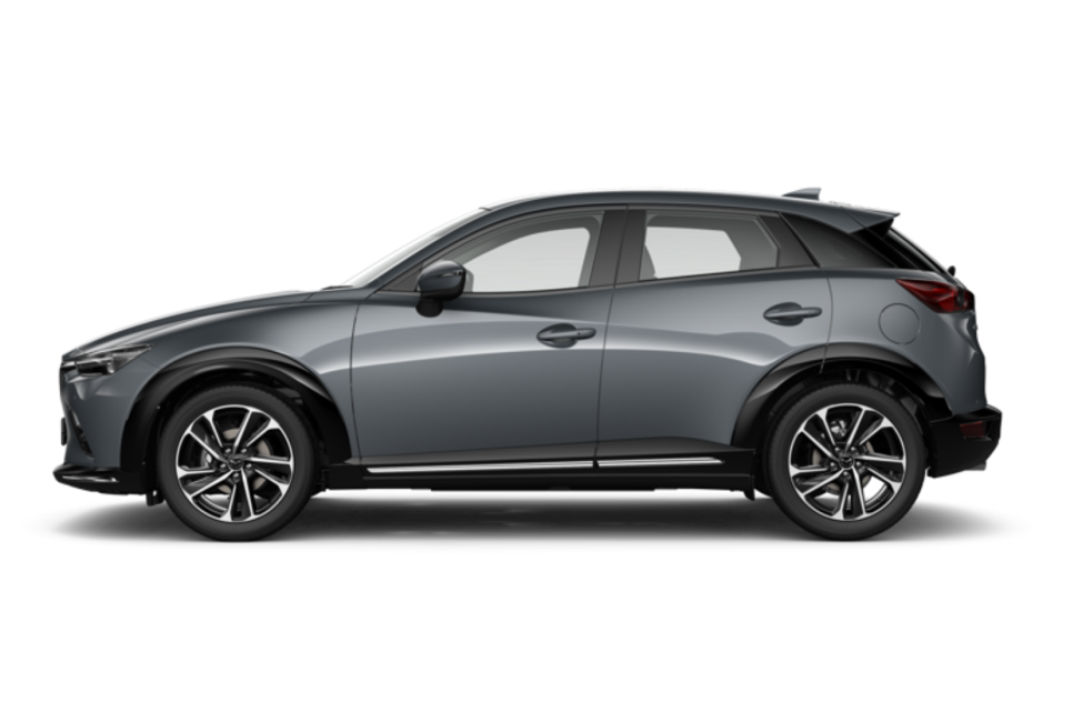 MAZDA CX-3 in Polymetal Grey Metallic (Sport) | + Rp. 4,000,000
